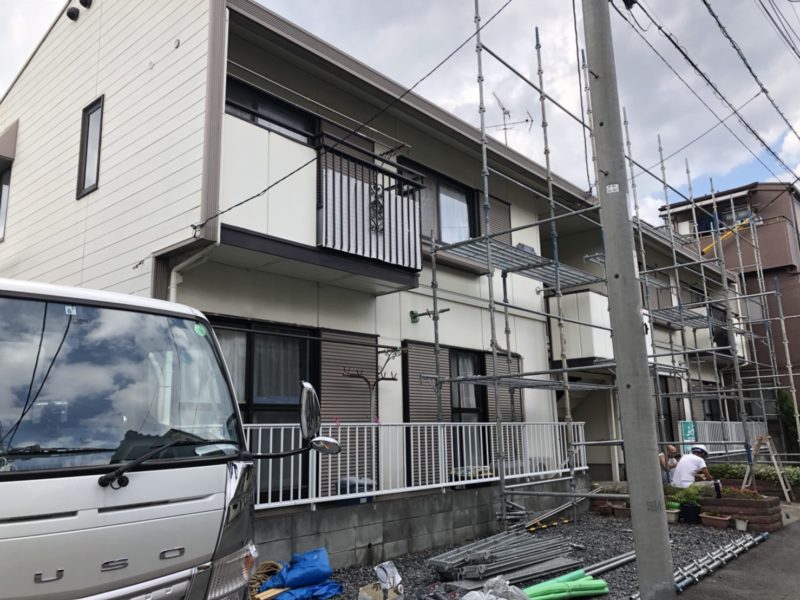 埼玉県草加市M様所有建物　共同住宅（アパート）　２階建て 施工前（Before）の画像